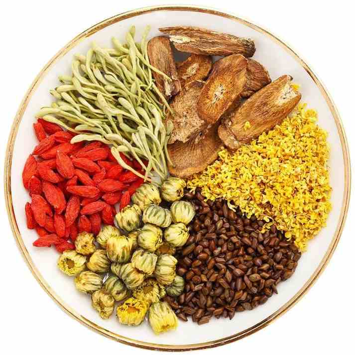 Reishi mushroom, polygonatum, and cornus officinalis help slow kidney decline, reduce frequent urination, and promote hair health for men over 30.